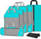 TAMOWA Koffer Organizer Set 7-teilig, Packtaschen mit Kompression, Compression Packing Cubes für Rucksack und Koffer, Packwürfel, Kofferorganizer Reise Kleidertaschen für Kleidung Schuhe Unterwäsche