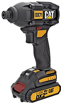 Caterpillar Cat® DX71 18V 1 for All 1/4-inch Cordless Impact Driver with Brushless Motor