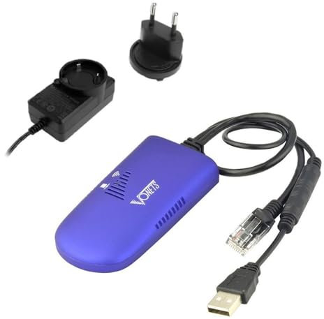 VONETS Ripetitore WiFi Bridge Ethernet Wireless Hotspot Segnale Extender Adattatore RJ45 WiFi per DVR sorveglianza, dispositivo di rete con Adattatore di alimentazione 12V/1A VAP11G-300