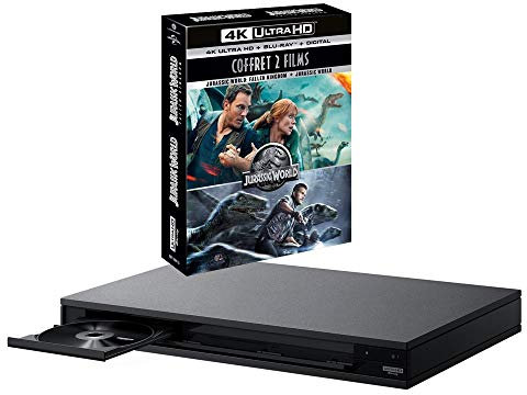 Sony UBP-X800M2 MULTIREGION DVD Regions 1-8 - Blu-ray Region B - Bundle Including Jurassic World 2 Movie Collection