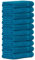 Luckytowel 10er Set Gästehandtücher 30x50 cm 100% Baumwolle, 600g/m² Oeko-Tex Gästetuch-Set 10er Pack Türkis