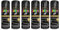 PNJB, Matt Black Color Aerosol Spray Paint Can 250 ML, Fast Dry Excellent Coverage Adhesion- BLACK MATT Spray Paint Auto DIY Purpose Color Aerosol (6 Pcs)