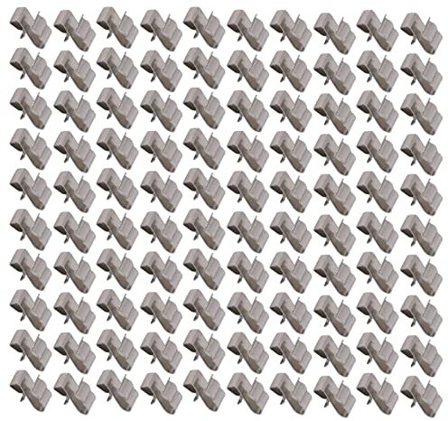 100 Pezzi Clip per Cavo Fotovoltaico Kit di Fissaggio con Morsetto in Acciaio Inossidabile per Pannello Solare Fotovoltaico