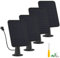 Lot de 4 chargeurs de panneau solaire 5 W compatibles avec caméra Blink Outdoor/Outdoor (3e génération)/XT XT2, panneau solaire pour caméra Blink, câble de charge de 4 m et prise en caoutchouc, IP65