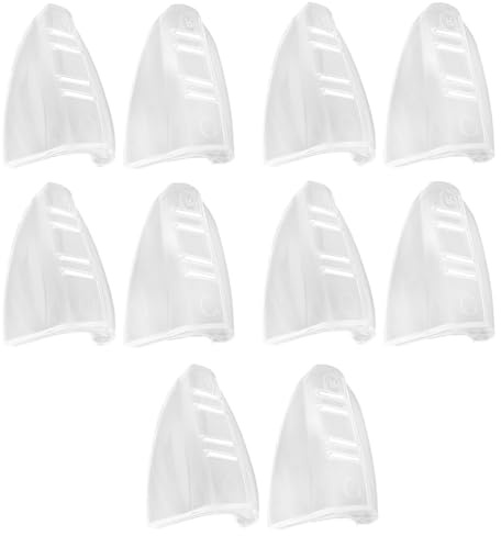 MAXQUU 5 Paar Seitenschutz, Seitenschutz Für Schutzbrillen, Schutzbrillen, Schutzzubehör Für Brillen, Spritzschutz, Seitenschutz Für Brillen, Passend Für Alle Arten Von Brillen (Transparent)