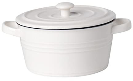 HEMOTON Bol à Soupe Céramique Avec Double Poignée Et Couvercle Bol à Soupe Créatif Et Exquis Pour Maison