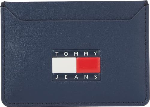 Tommy Hilfiger Herren TJM Heritage Leder Cc Holder Wallet, Dark Night Navy, Tek Beden, Casual
