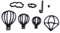 ABOOFAN 1 Satz Stanzform backformen backform stollen backformsets Formen für Keksausstecher Babyanzug Formen selber machen Form einer Ballonwolkenform Haushalt Schimmel Keksform Plastik
