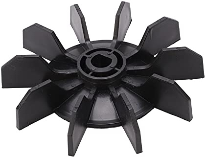Luftkompressor-Lüfterflügel, Luftverdichter Lüfterflügel, Kleines Kompressor-Lüfterblatt Direktantriebsmotor Kompressor-Zubehör, 14-mm-Welle 135 mm Außendurchmesser, D-Loch