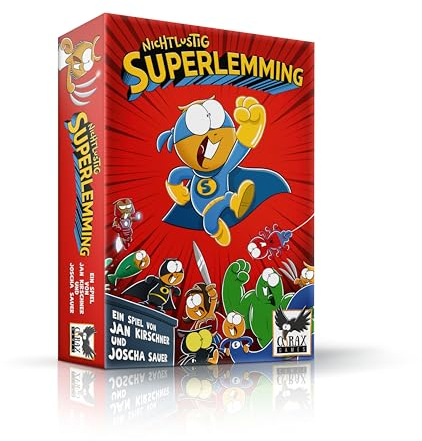 CORAX GAMES | Superlemming | EIN Nichtlustig Kartenspiel | Für 2-5 Spieler | Deutsch