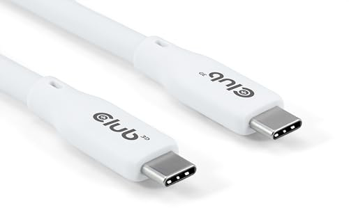 Club3D CAC-3001 Lifestyle USB-C Kabel PD 240W,20Gbps | 2m | weiß