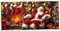 Weihnachtsgarage -Tür -Banner, Weihnachts -Garagentür -Abdeckung 13x6ft Garagentor Cover mit lustiger Weihnachtsmann Kulisse.