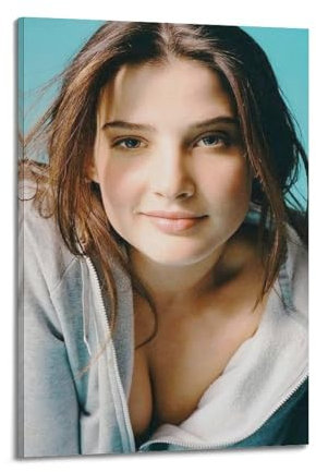 MUYAXCZEA Schauspieler-Poster, Motiv: Cobie Smulders, dekoratives Gemälde, Leinwand, Wandposter und Kunstdruck, moderne Familienschlafzimmer-Dekoration, Poster, 60 x 90 cm