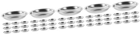 Cabilock 5 Set Piccolo Piatto Rotondo Piatto Per Salsa Salsa Di Soia Piatti Da Immersione Ciotole Da Immersione Piccolo Di Di Soia Cibo Di Piatti 10 pezzi * 5