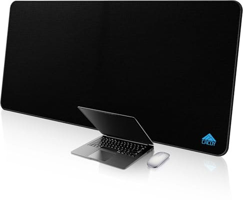 Cacoy Tappetino per mouse grande, 1500 x 700 mm, tappetino per mouse XXXL Gaming, sotto mano di ufficio, tappetino per tastiera e mouse, tappetino per computer ufficio, bordi cuciti e base antiscivolo