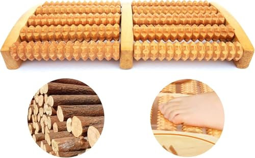 PARENCE.- Masseur de pieds en bois. Appareil de Massage des Pieds • Drainage Lymphatique & Solution de Relaxation Manuel