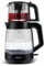 Karaca Glass Turkish Tea Maker Machine, 2 in 1 Turkish Tea Pot Set, XL Teapot & Water Kettle Electric, 1900W, Shiny Black