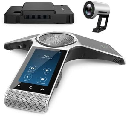Yealink CP960-UVC30 Zoom Rooms Kit - UVC30 4K UHD Video Conferencing Camera, CP960 Conference Speakerphone, Mini-PC and Cable Management Box for Huddle & Small Rooms (New) (Renewed)