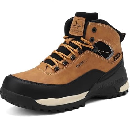 AX BOXING Stivaletti Uomo Scarpe da Trekking Scarponcini Invernali Stivali da Neve Escursionismo Montagna Antiscivolo EU41-46