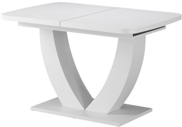 Vicco Esstisch Fenaro, Weiß, 120-160 x 80 cm | ausziehbar, mit Auszugsfunktion für flexible Tischgrößenanpassung