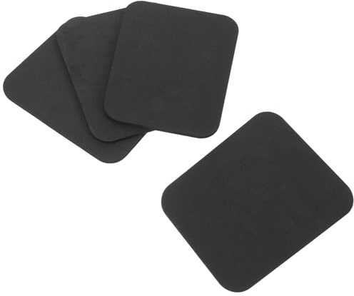 Veemoon 4pcs Ski Shin Guards Pads for Ski Boot Liners, Cuttable Snowboard Shin Protectors, Black Skiing Leg Guards for Winter Sports Safety