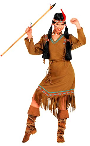 W WIDMANN MILANO Party Fashion - Costume Cheyenne, Indienne, fille de chef, Far West, costume de carnaval