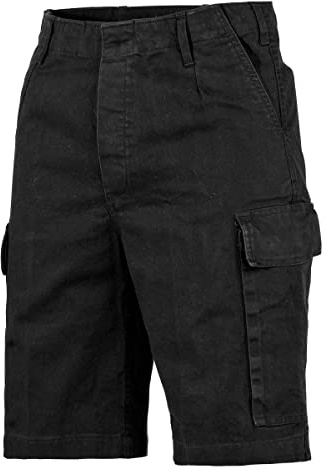 MFH Herren BW Bermuda Shorts Black Stonewashed Größe 3XL