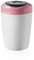 Tommee Tippee Simplee Sangenic Nappy Bin, Includes 1x Refill Cassette, Pink and White