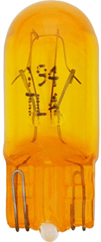 SYLVANIA 194NA Natural Amber Basic Miniature Bulb, (Contains 10 Bulbs)