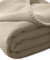 Kneer 9151215 La Diva Waffelpique-Decke mit Ziersticheinfassung 150/210 cm, Natur