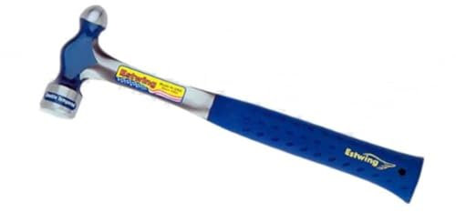 Estwing E3-8BP 8oz Ballpeen Hammer with Nylon Vinyl Shock Reduction Grip