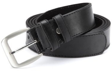 BEZLIT Herren Überlängen Gürtel, Leder G40-150cm, Schwarz