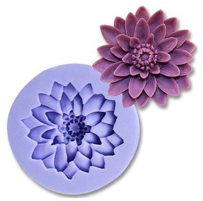 Allforhome Silikon-Form zum Backen und Basteln, Mini-Blume, für Zuckerguss- / Kuchen-Deko, Gießharz, Blütenpaste, Fondant, 5cm