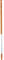 Vikan 29357 Aluminum Handle with Threaded Tip, 1-7/32 Diameter, 51, Orange