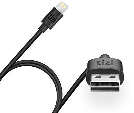 tizi flip – Lightning Ladekabel mit doppeltseitigem USB-Flip Stecker (50cm, schwarz), Apple Mfi Zertifiziert, Daten- und Ladekabel mit reversiblem Stecker.