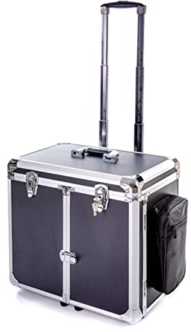 Fusspflegekoffer ideal für die Mobile Fußpflege Trolley Modell CS-Black Schwarz