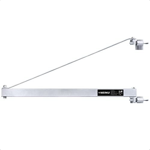 Werku WK400510, Soporte Polipasto, Capacidad de carga 600 kg, Largo de 750 mm, Acero inoxidable