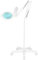 Lupenlampe Lupenleuchte Arbeitsplatzlampe Kosmetiklampe LED MOONLIGHT 8012/5 WHITE MIT STATIV