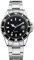 ITVIP Orologio da uomo Acciaio inossidabile sportivo quarzo simulazione orologio da polso Data di visualizzazione (Nero)