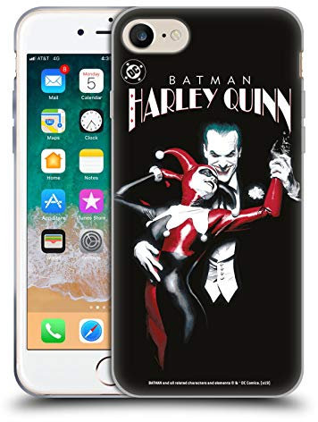 Head Case Designs Offizielle The Joker DC Comics Batman: Harley Quinn 1 Darsteller Kunst Soft Gel Handyhülle Hülle kompatibel mit Apple iPhone 7/8 / SE 2020 & 2022