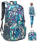 Luckits Packbarer Rucksack 35L Ultraleichter Faltbarer Rucksack Für Männer Frauen Wasserdicht Wandern Daypack Sicheres reflektierendes Design Wanderrucksack für Outdoor Camping Wandern Reisen