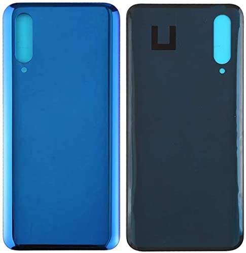Akku-Abdeckungen + doppelseitigem Klebeband kompatibel für Xiaomi MI A3 / Mi CC9e M1906F9SH M1906F9S Ersatzteil Nr. 1 Glas Rückseite Abdeckung + Blauer Kleber