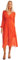 NA-KD Vestido con Abertura Frontal y Botones Informal, Rojo Picante, 38 para Mujer
