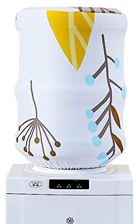 KABAKE Cubierta de barril dispensador de agua, protector de polvo de tela de alta elasticidad, cubierta protectora elástica reutilizable para botellas dispensadoras de agua de 5 galones