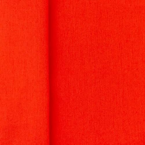 Weicher Popeline Baumwollstoff-POPPY-Segel-, Fahnentuch, Baumwollstoff, Nähen, Kleider- und Patchworkstoff ca. 150 cm breit- ca. 135 g/QM - 50 cm Schritte- Meterware (Rot-64792)
