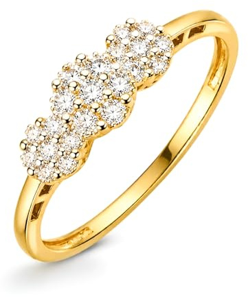 Ring Daisy aus Gold und Zirkonia, 21