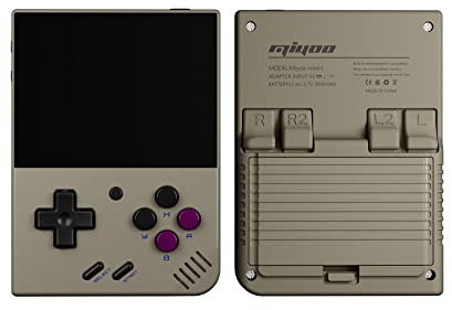 Miyoo Mini Plus Gris - 128Gb - Consola Retro - Incluye 25000 juegos