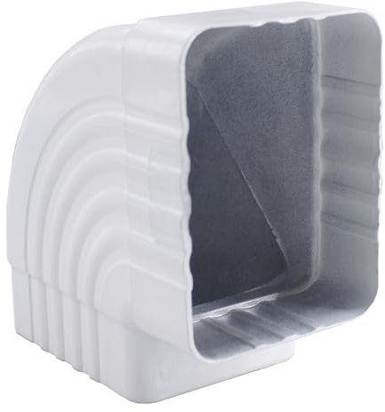 Dachrinne Fallrohr Ellenbogen,Fallrohr Ellenbogen,75 Dachrinne Ellenbogen,Dachrinne Ellbogen 2x3,75 Grad Dachrinne Ellenbogen(3x4)