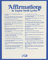 CEKEIOLMLW Affirmations in Music Songtext, Leinwandposter für Mädchen, Raumdekoration, ästhetisches Musikalbum, Wandkunst, Fans, Geschenk, 40,6 x 50,8 cm, ungerahmt