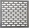 Lunaway Rejilla de ventilación de hierro fundido para chimenea y estufa | Grosor perimetral 1,5 cm | Grosor central 1 cm (20 x 20 cm)